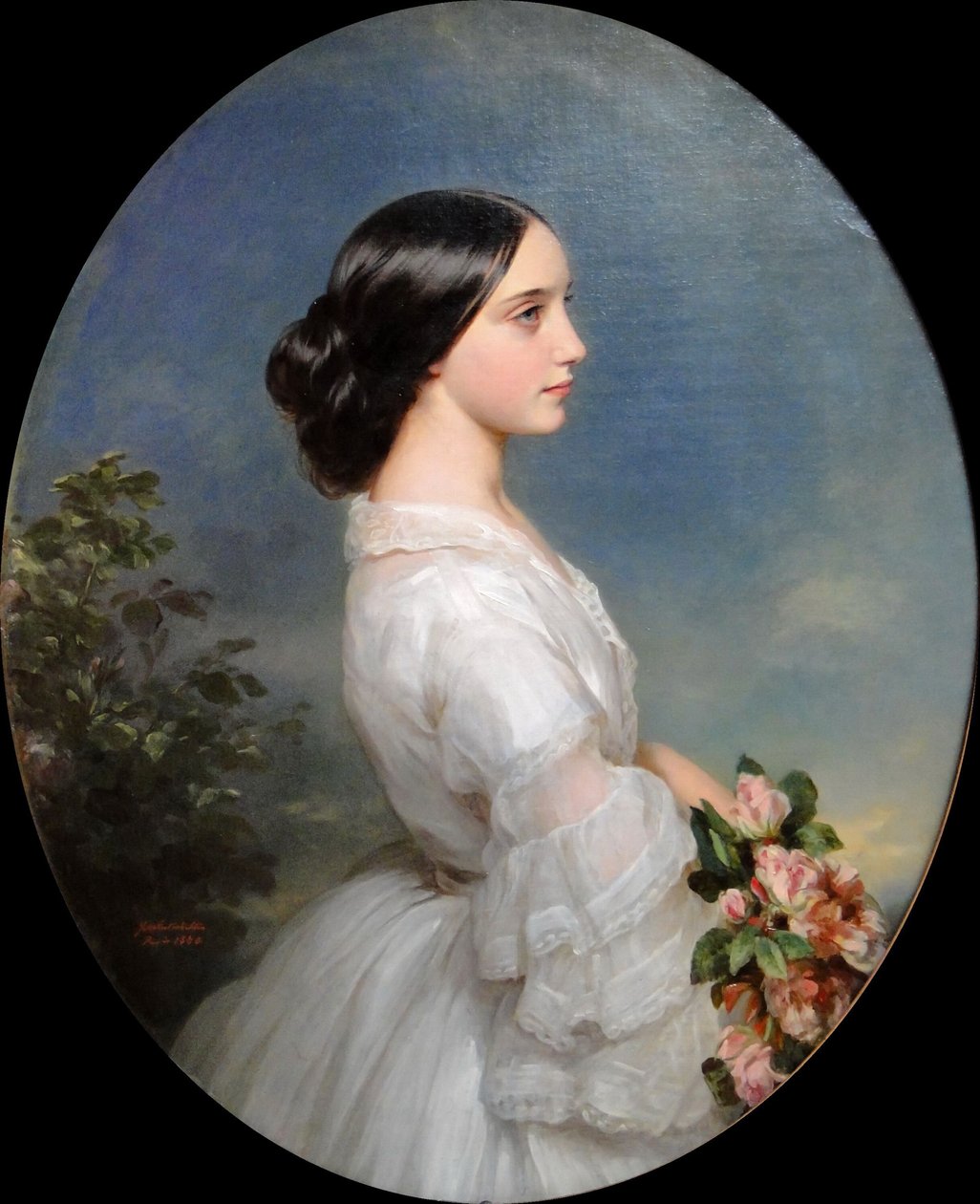 Carmen Aguado, duchesse de Montmorency by Franz Xaver Winterhalter