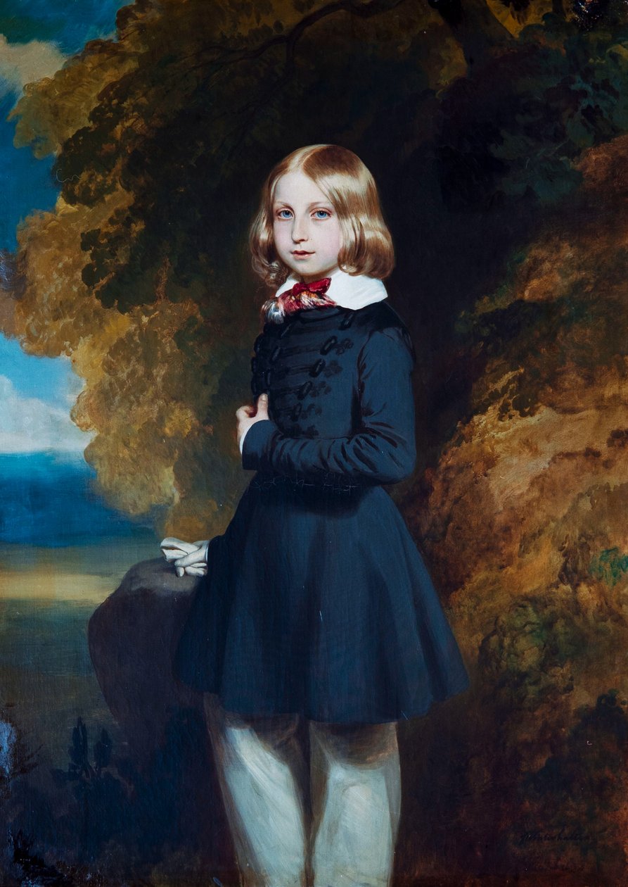 Portrait of Prince Philippe, Count of Flanders by Franz Xaver Winterhalter