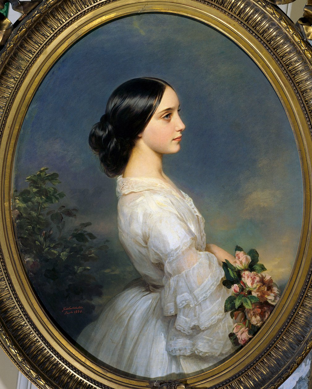 Portrait of Carmen Ida Aguado (1847-1880) by Franz Xaver Winterhalter
