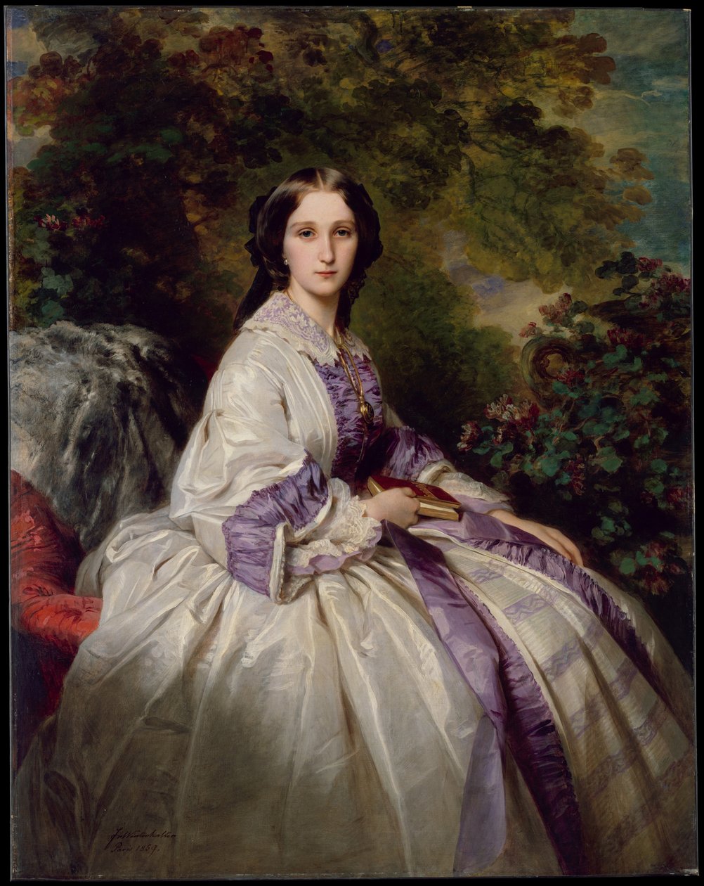Portrait of Countess Maria Ivanovna Lamsdorf, née Beck by Franz Xaver Winterhalter
