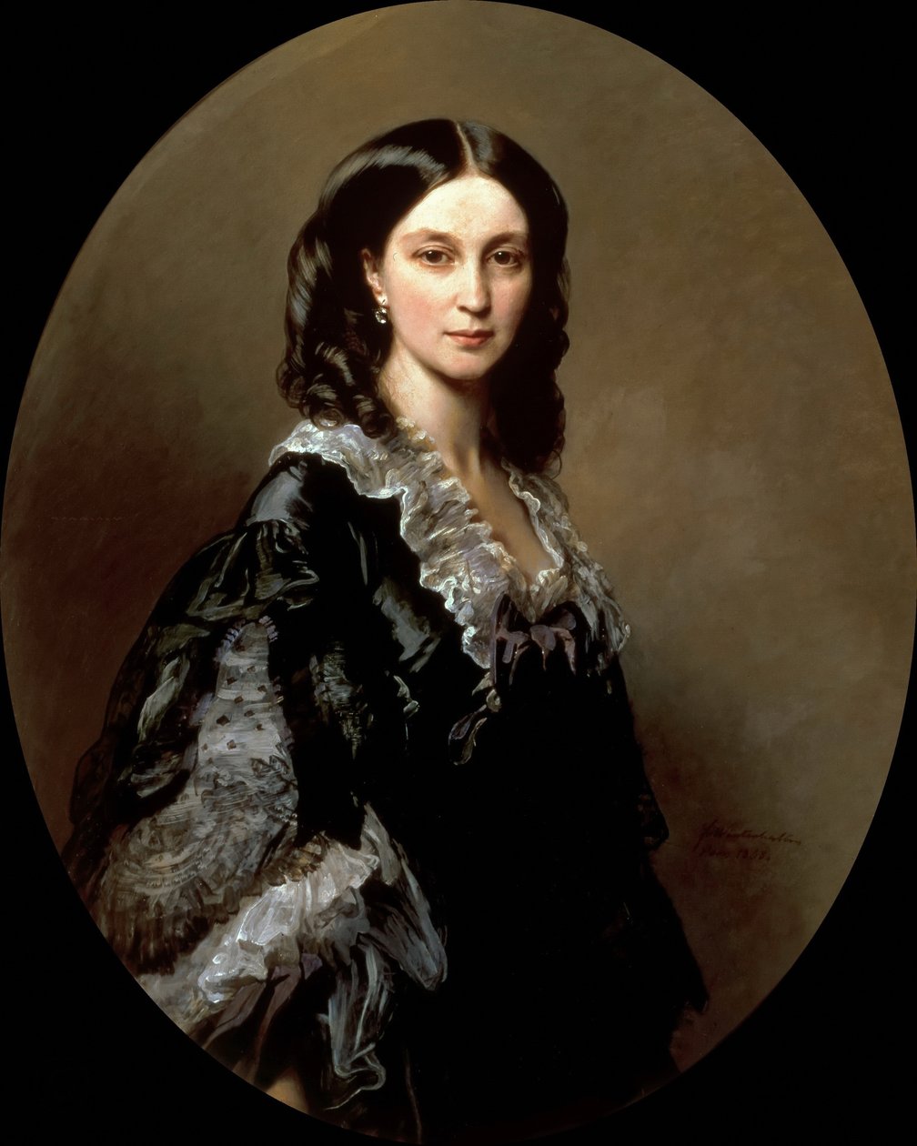 Portrait of Duchess Elizaveta Alexandrovna Baryatinskaya, née Princess Chernysheva by Franz Xaver Winterhalter
