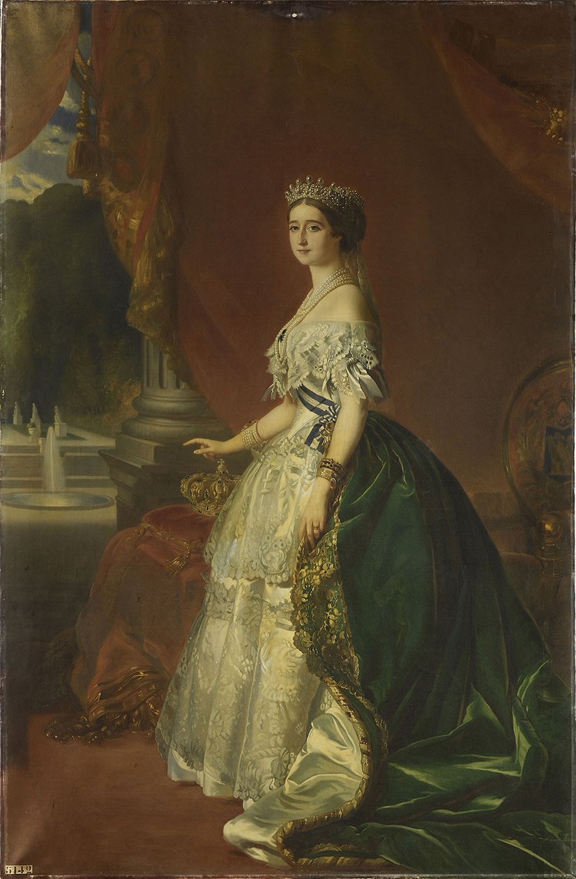 Portrait of Eugénie de Montijo, Empress of the French, 1853 by Franz Xaver Winterhalter