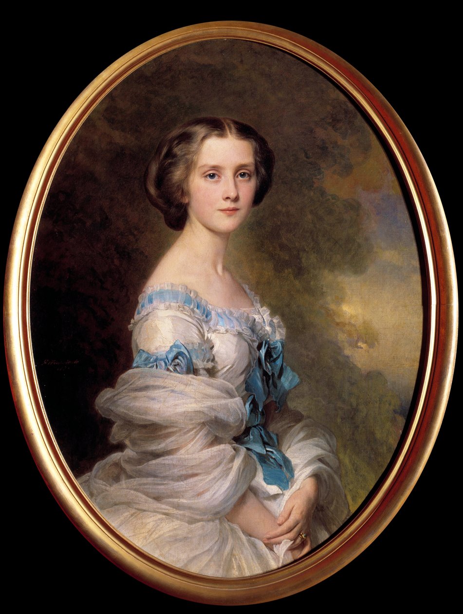 Portrait of Louise Sophie Melanie Renouard de Bussiere, Countess Edmond de Pourtales by Franz Xaver Winterhalter