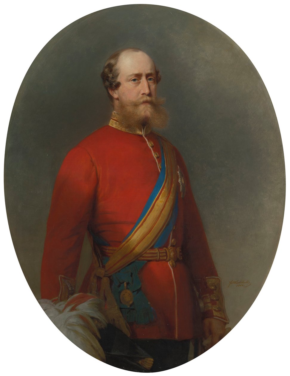 Prince Christian of Schleswig-Holstein (1831-1917) by Franz Xaver Winterhalter