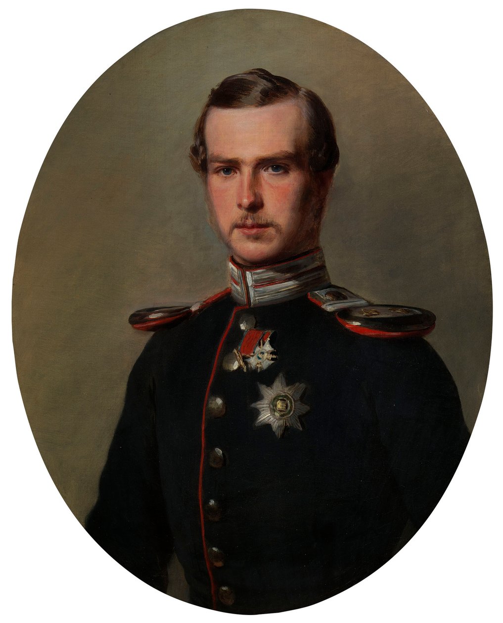 Prince Louis of Hesse, Later Grand Duke Louis IV of Hesse (1837-1892) by Franz Xaver Winterhalter