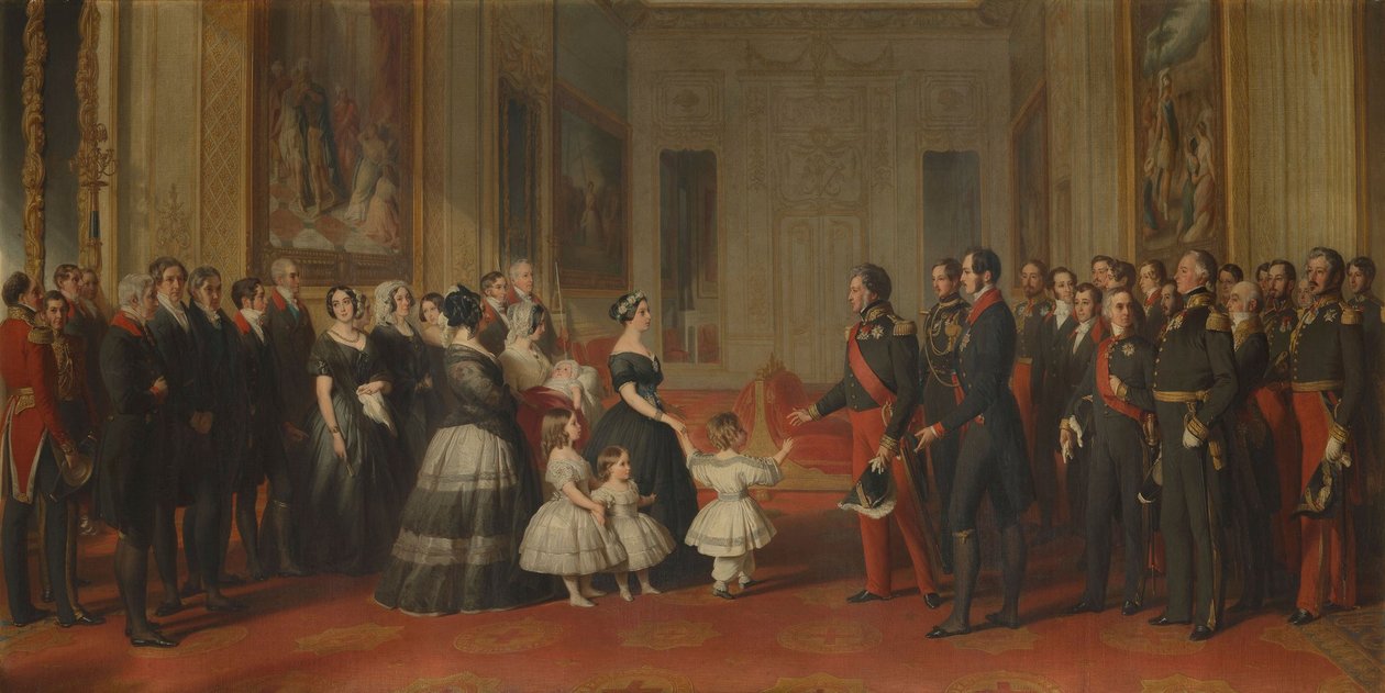 The Reception of Louis-Philippe, King of the French, at Windsor Castle, 8 October 1844 by Franz Xaver Winterhalter
