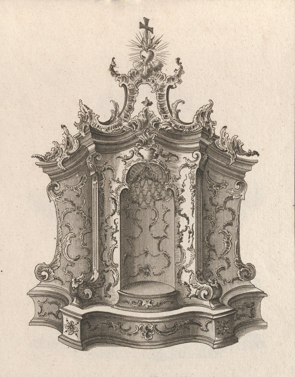 Design for a Tabernacle, Plate 1 from the series 