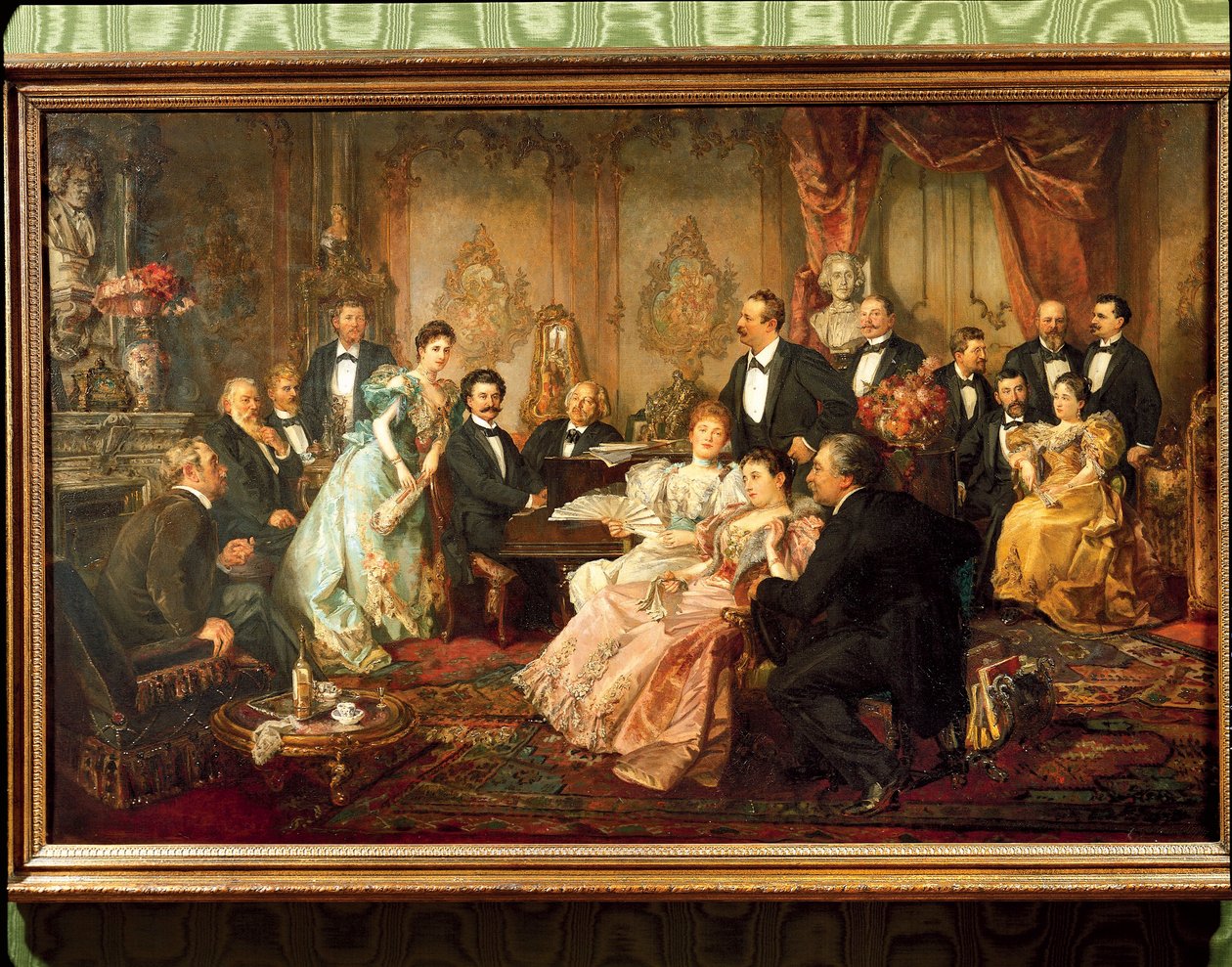 A Night with Johann Strauss by Franz von  Bayros