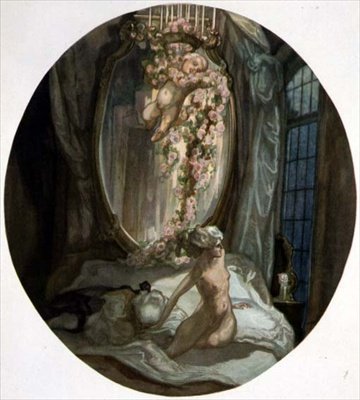 Woman on a Bed by Franz von Bayros (1866 1924)