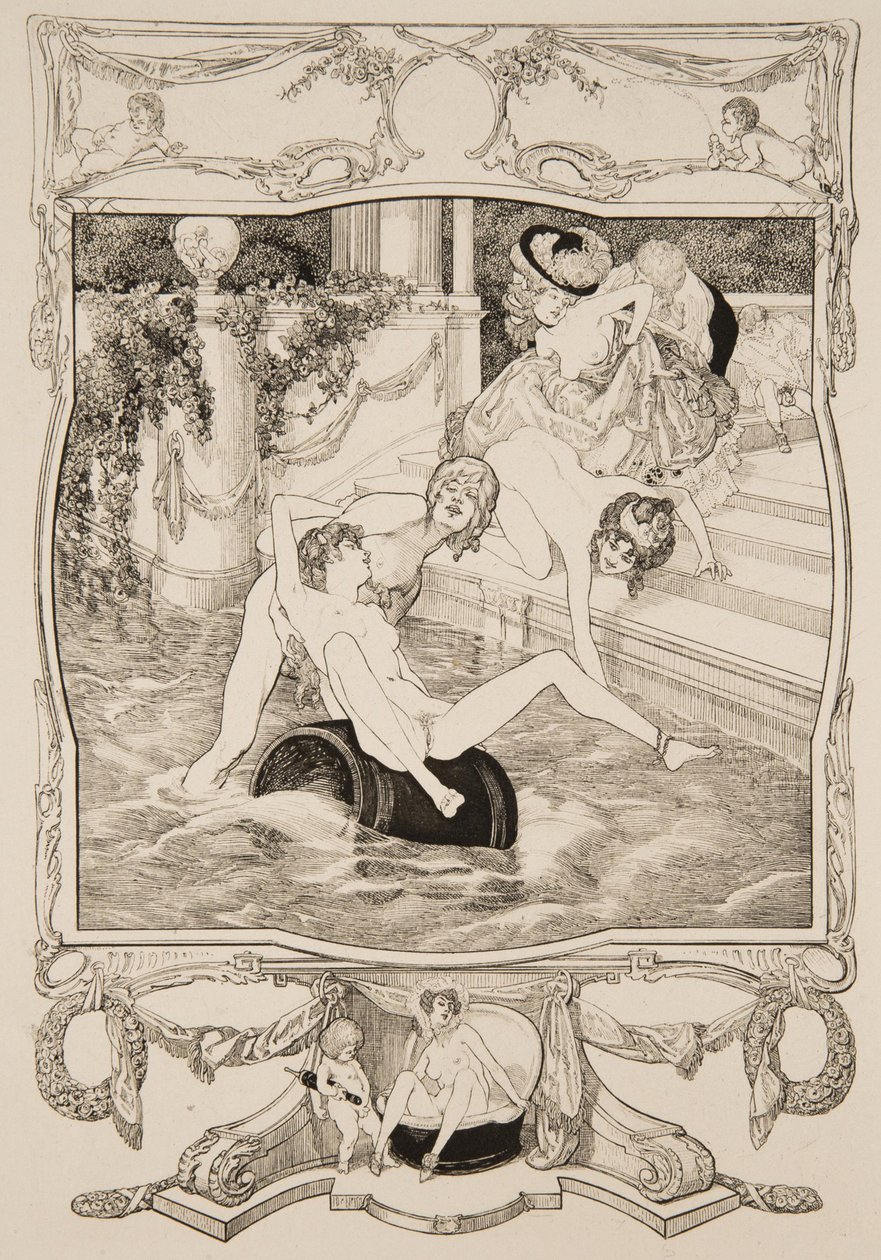 Collection of Gallant and Erotic Fantasies by Franz von Bayros