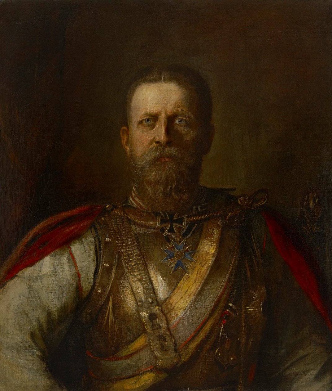 Crown Prince Frederick William, later Frederick III, German Emperor and King of Prussia by Franz von Lenbach