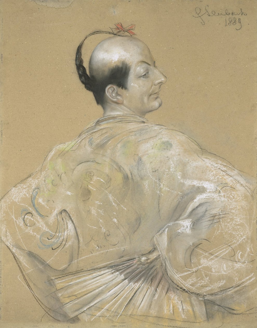 Konrad Dreher as Ko-Ko by Franz von Lenbach