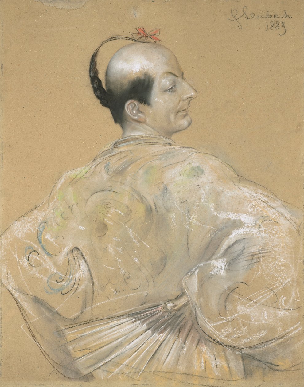 Konrad Dreher as Ko-Ko by Franz von Lenbach