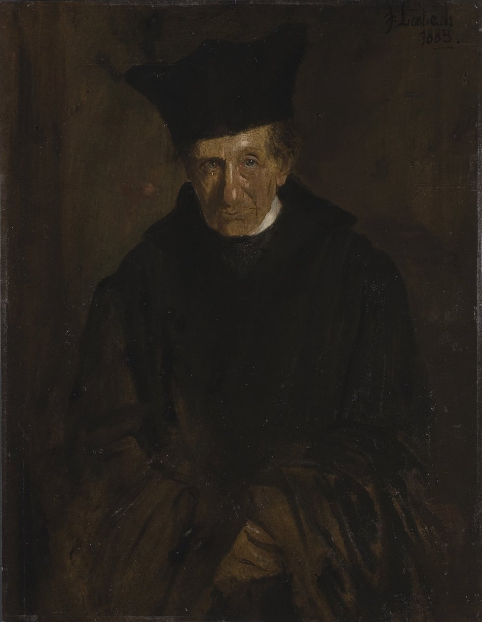 The Theologian Ignaz von Döllinger by Franz von Lenbach