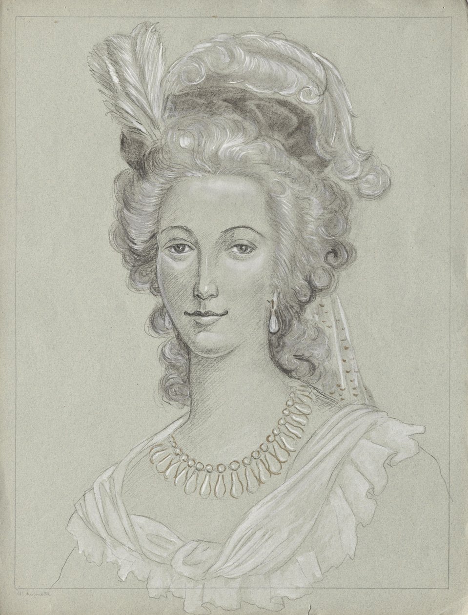 Queen Marie Antoinette by Franz von Matsch
