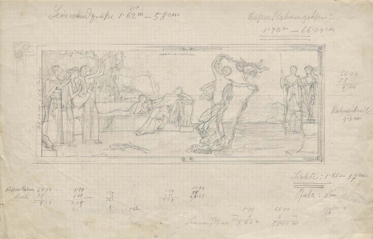 Dancer on an Ancient Greek Theater Stage by Franz von Matsch