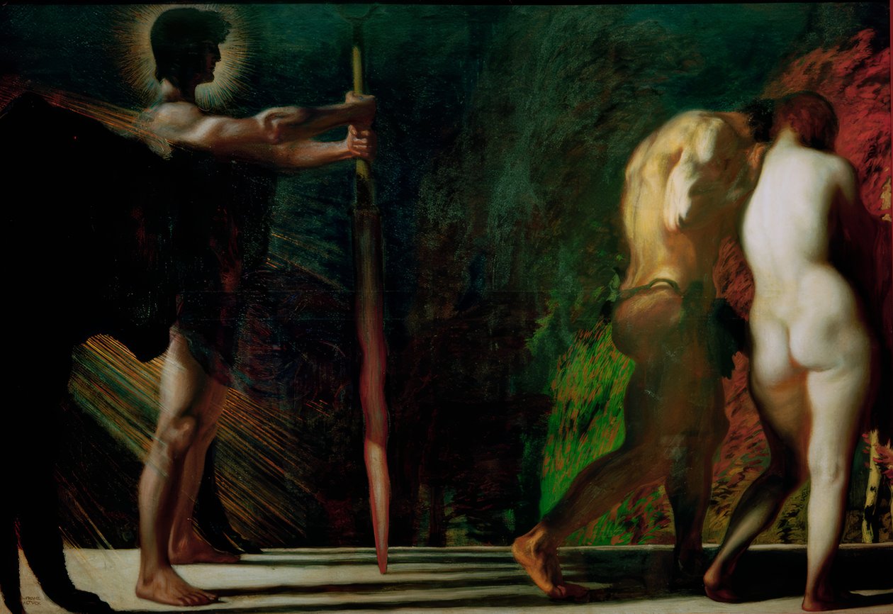 The Lost Paradise by Franz von Stuck
