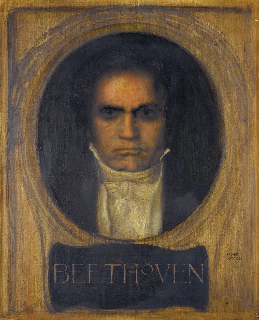Portrait of Ludwig van Beethoven by Franz von Stuck