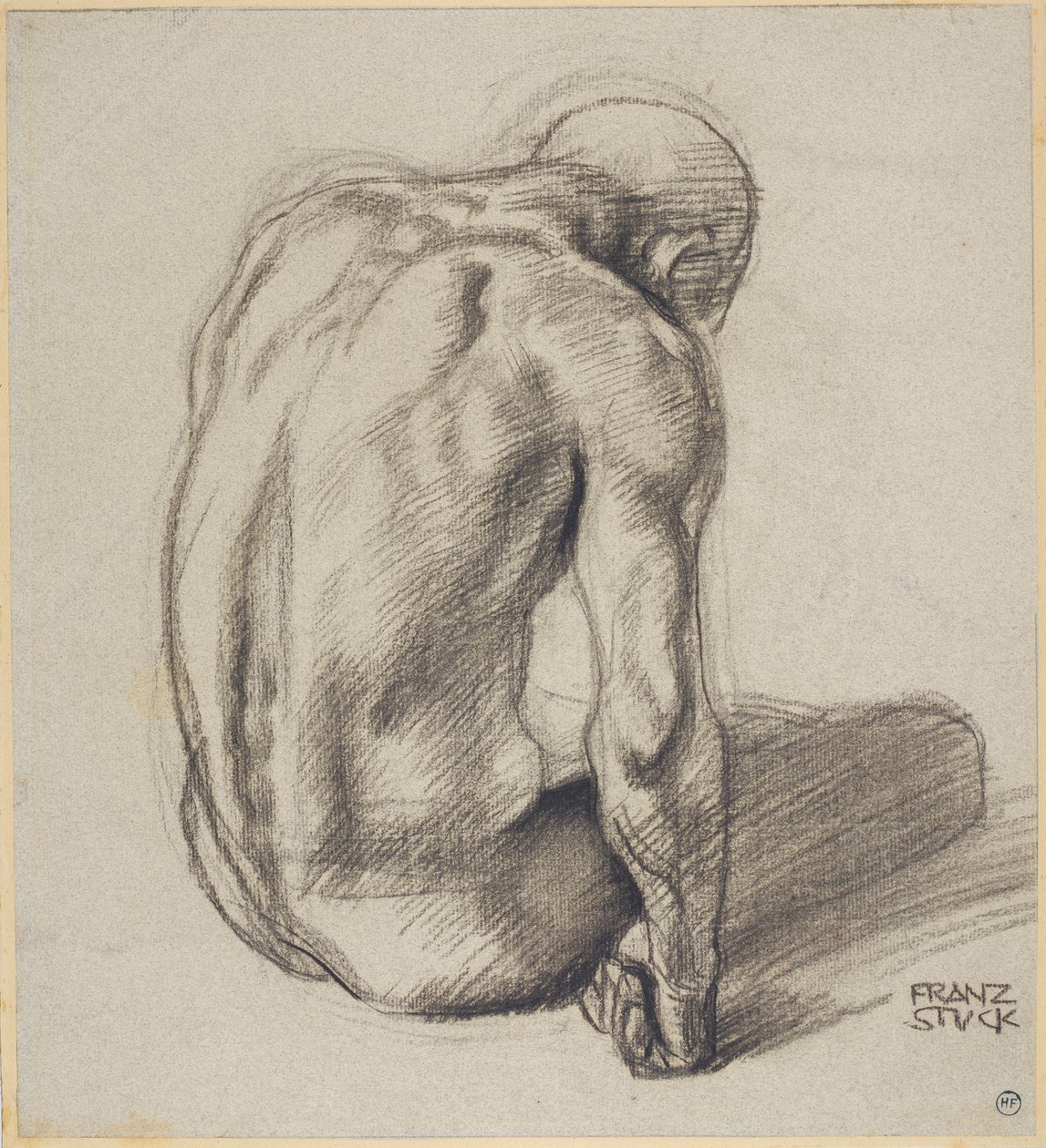 Seated Man by Franz von Stuck