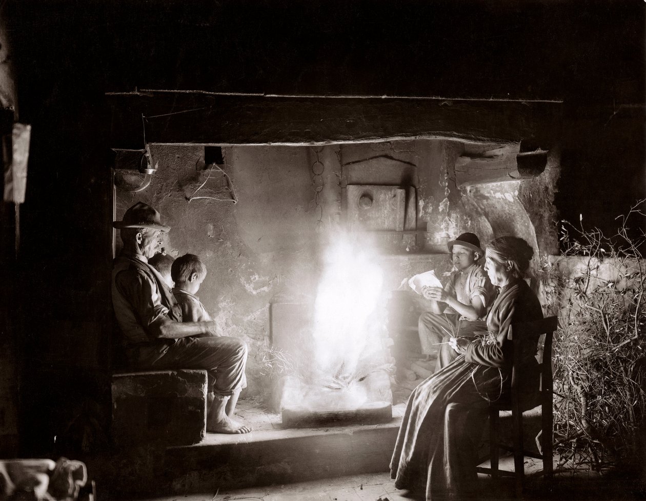 Peasant Family Near Florence by Fratelli Alinari Fratelli Alinari