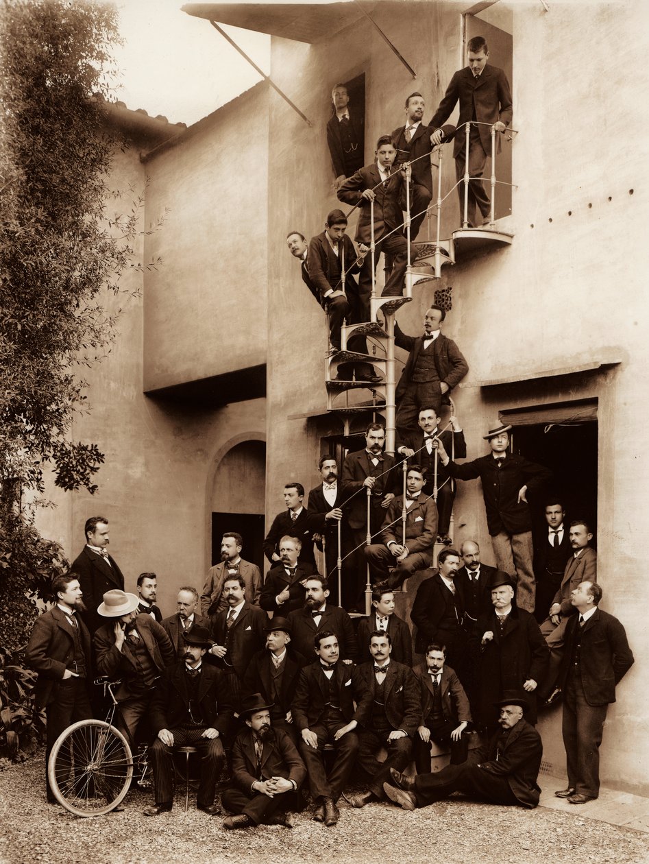 Portrait of the Employees of the Alinari Brothers Photographic Establishment, in Florence by Fratelli Alinari Fratelli Alinari