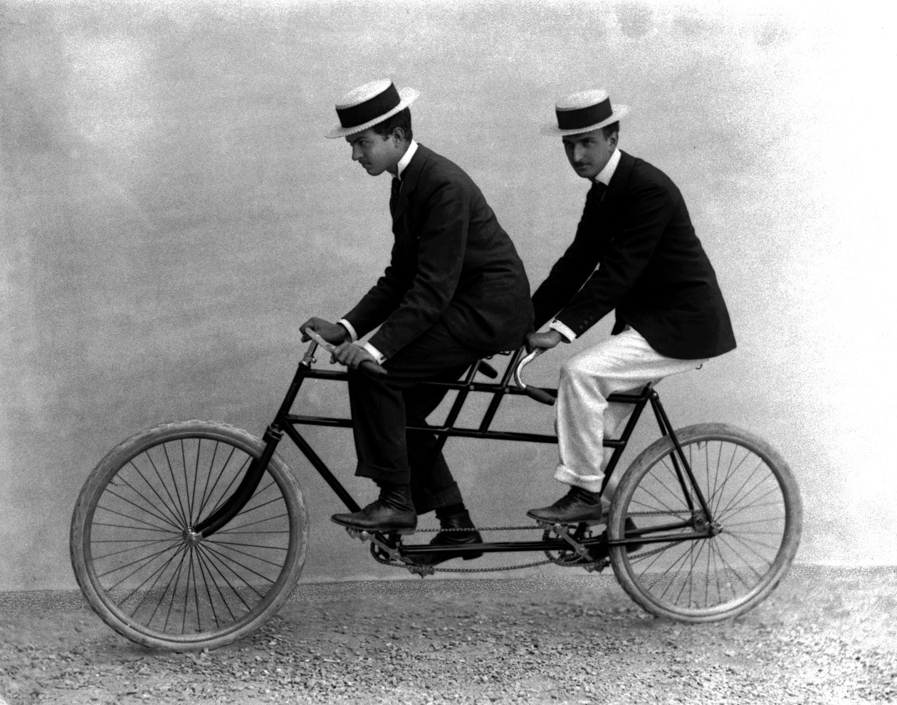 Two Men on a Tandem, Florence by Fratelli Alinari Fratelli Alinari
