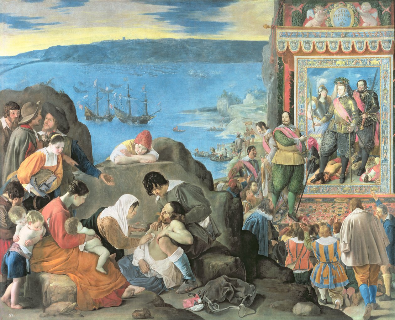 The Recovery of the Bay of San Salvador, Brazil by Juan Bautista Maíno