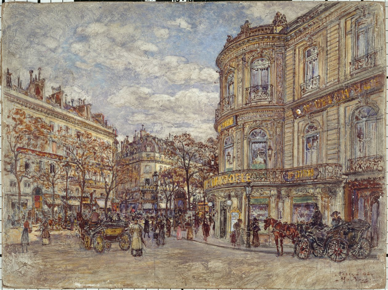 The Pavilion of Hanover, Rue Louis-le-Grand by Frederic Anatole Houbron