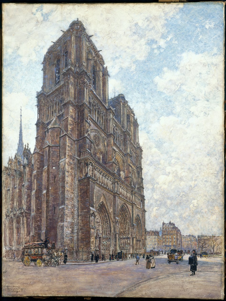 Notre-Dame de Paris by Frederic Anatole Houbron