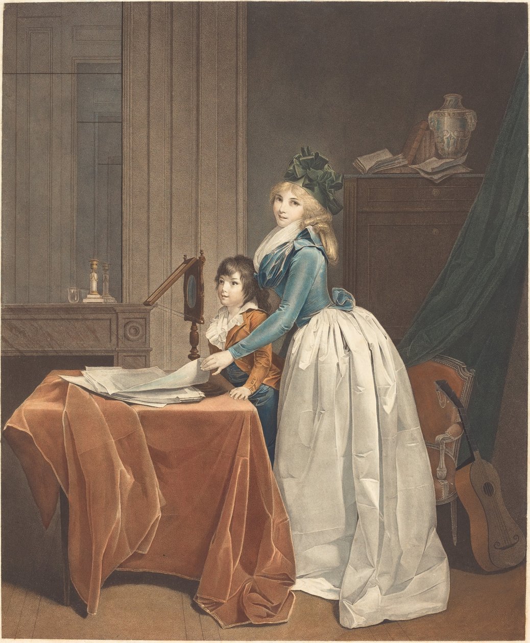 The Optical Viewer by Frédéric Cazenave after Louis Léopold Boilly