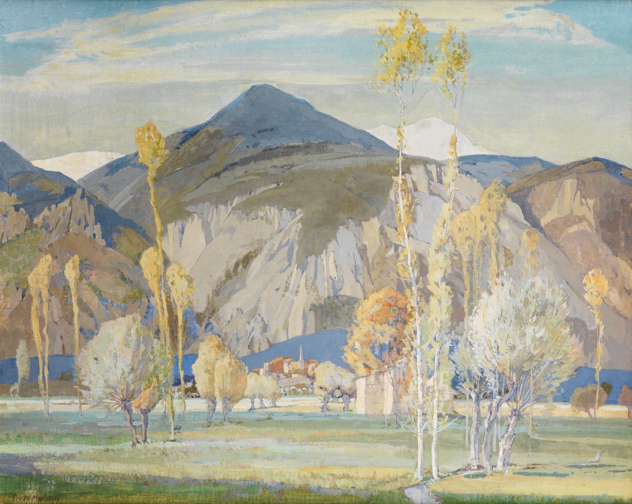 The Maritime Alps, near Alassio by Freda Marston