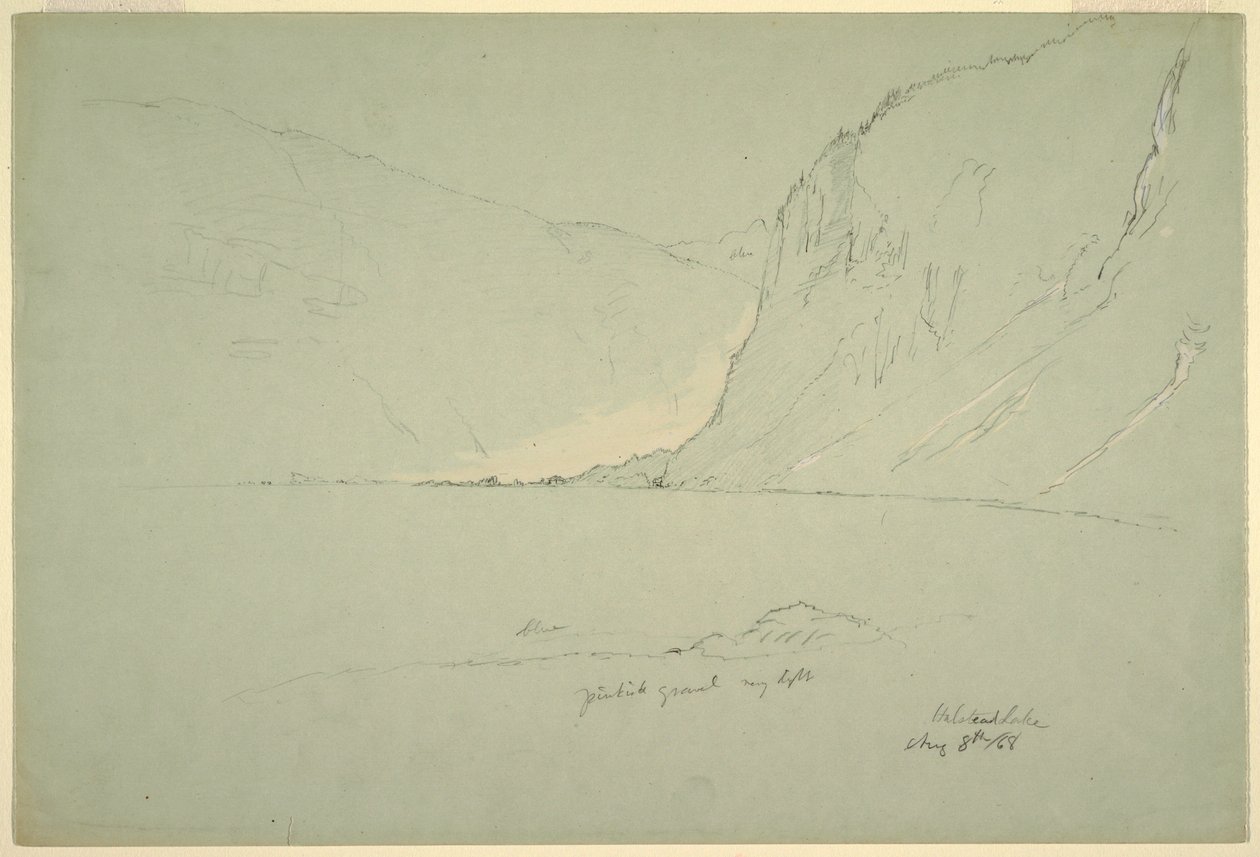 Landscapes near Austria, August 5, 1868 by Frederic Edwin Church