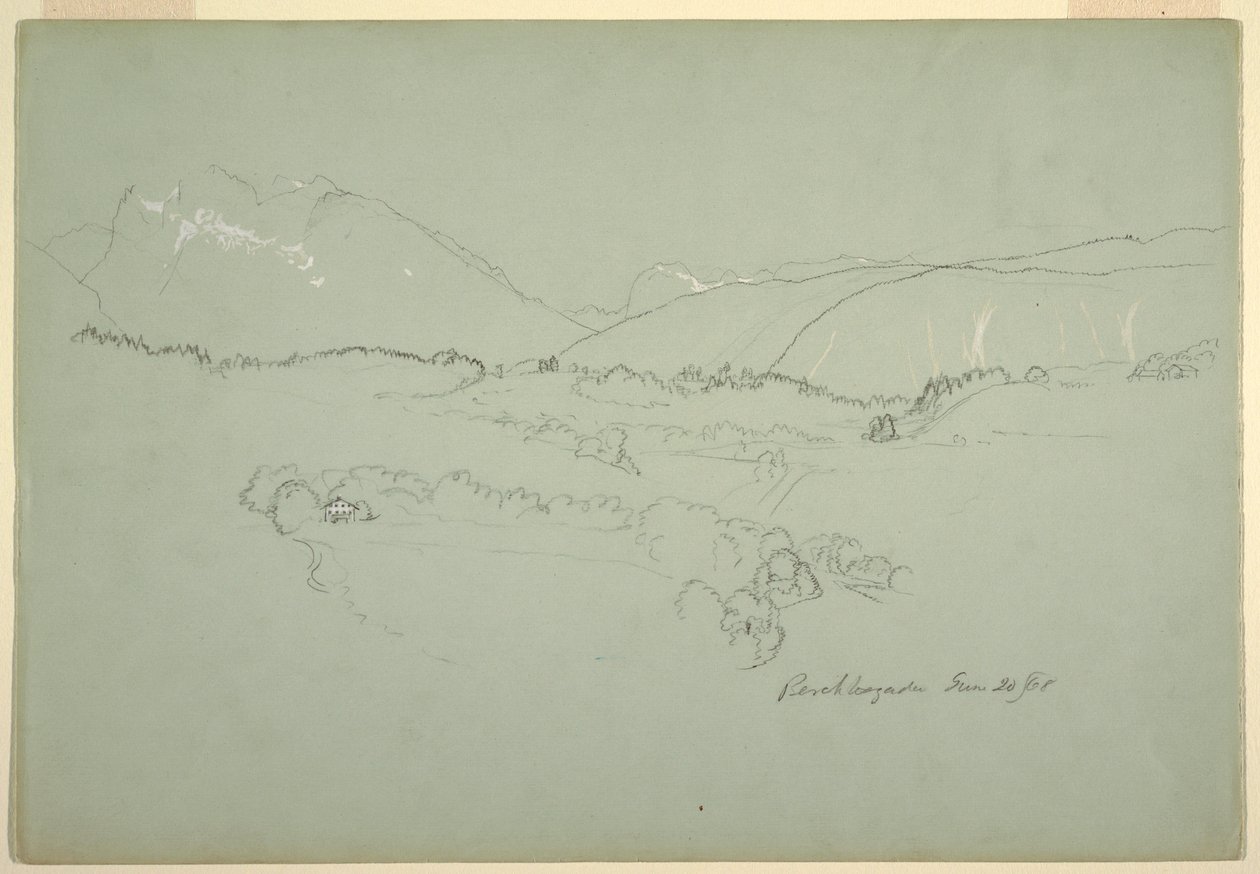 Northeast, near Berchtesgaden, Bavaria, June 20, 1868 by Frederic Edwin Church