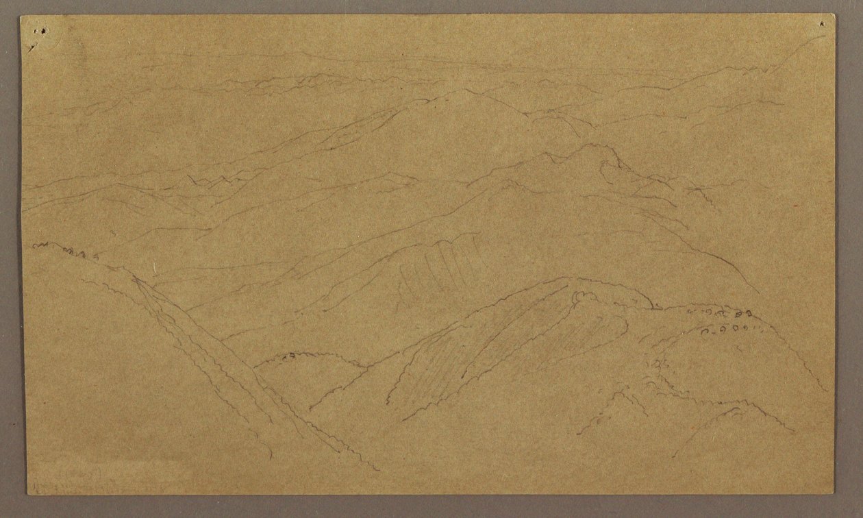 Landscape; Verso by Frederic Edwin Church