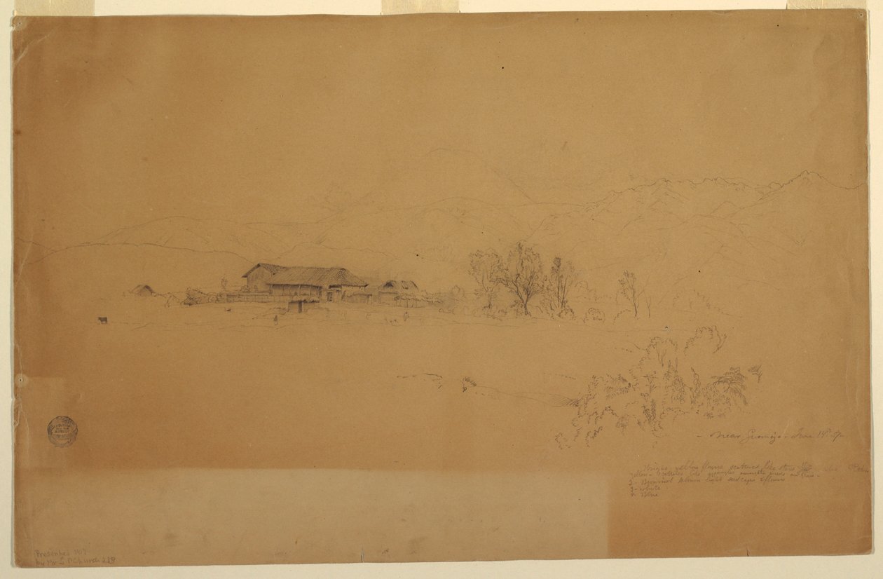 Near Guanojo, Ecuador by Frederic Edwin Church