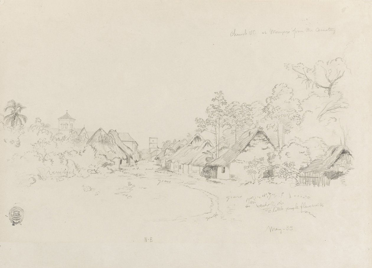 Street in Mompos, Colombia by Frederic Edwin Church