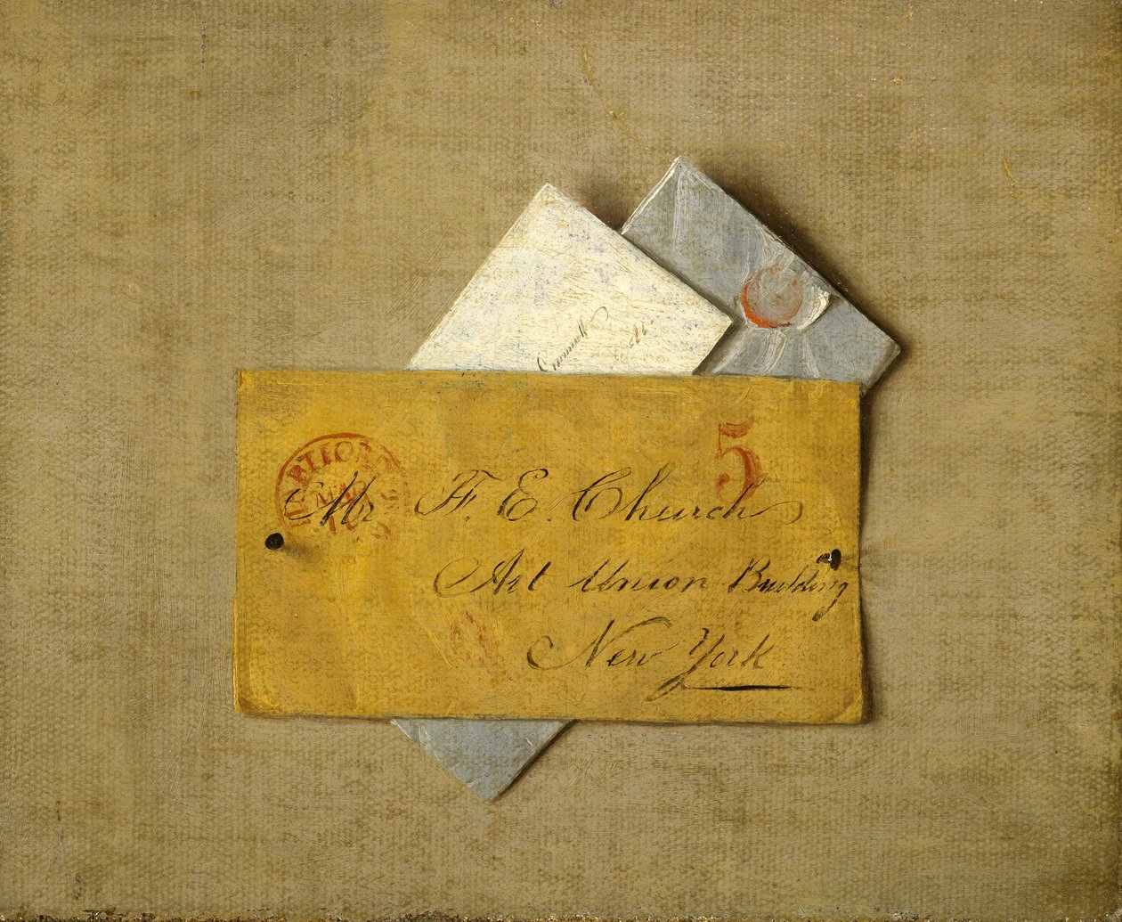 The Letter Revenge by Frederic Edwin Church