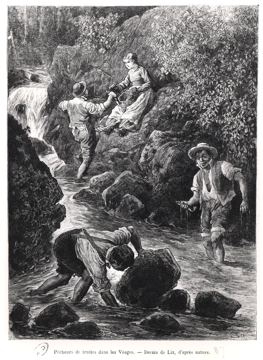 Fishing for Trout in the Vosges by Frederic Theodore Lix