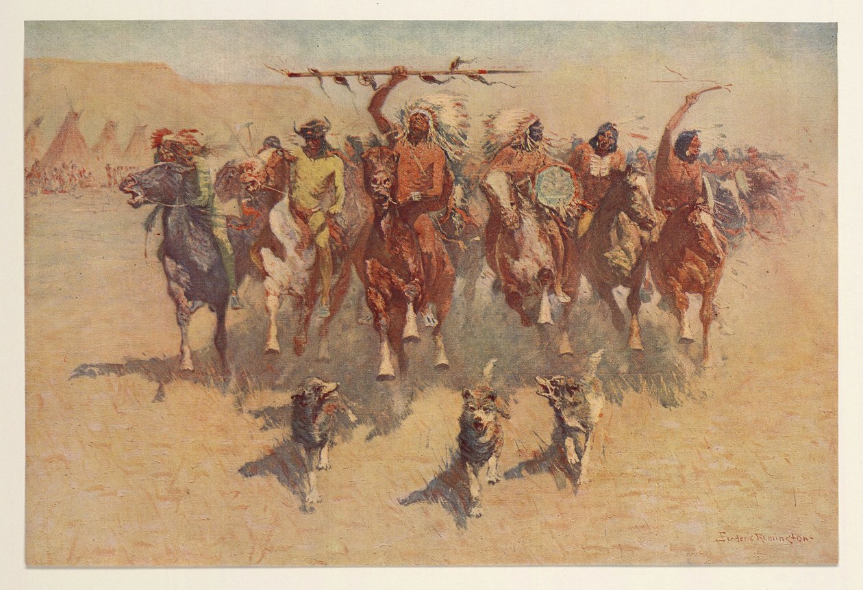 The Ceremony of the Scalps by Frederic Remington