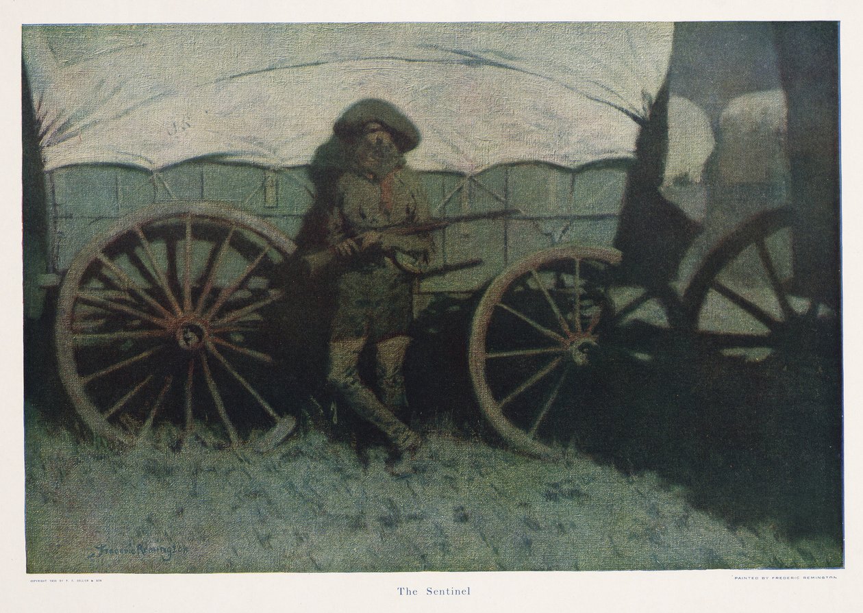 The Sentinel by Frederic Remington