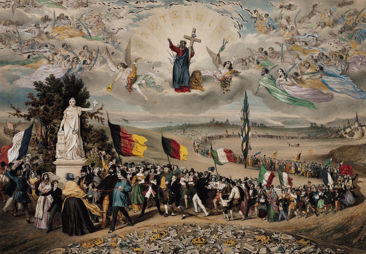 Universal Democratic and Social Republic by Frederic Sorrieu