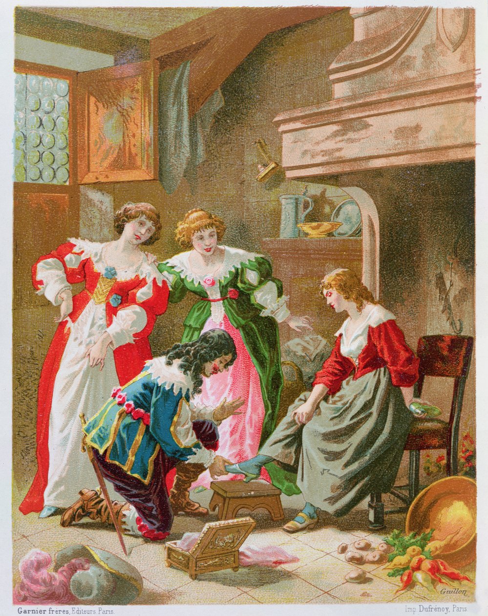 Cinderella Trying on the Glass Slipper, from 
