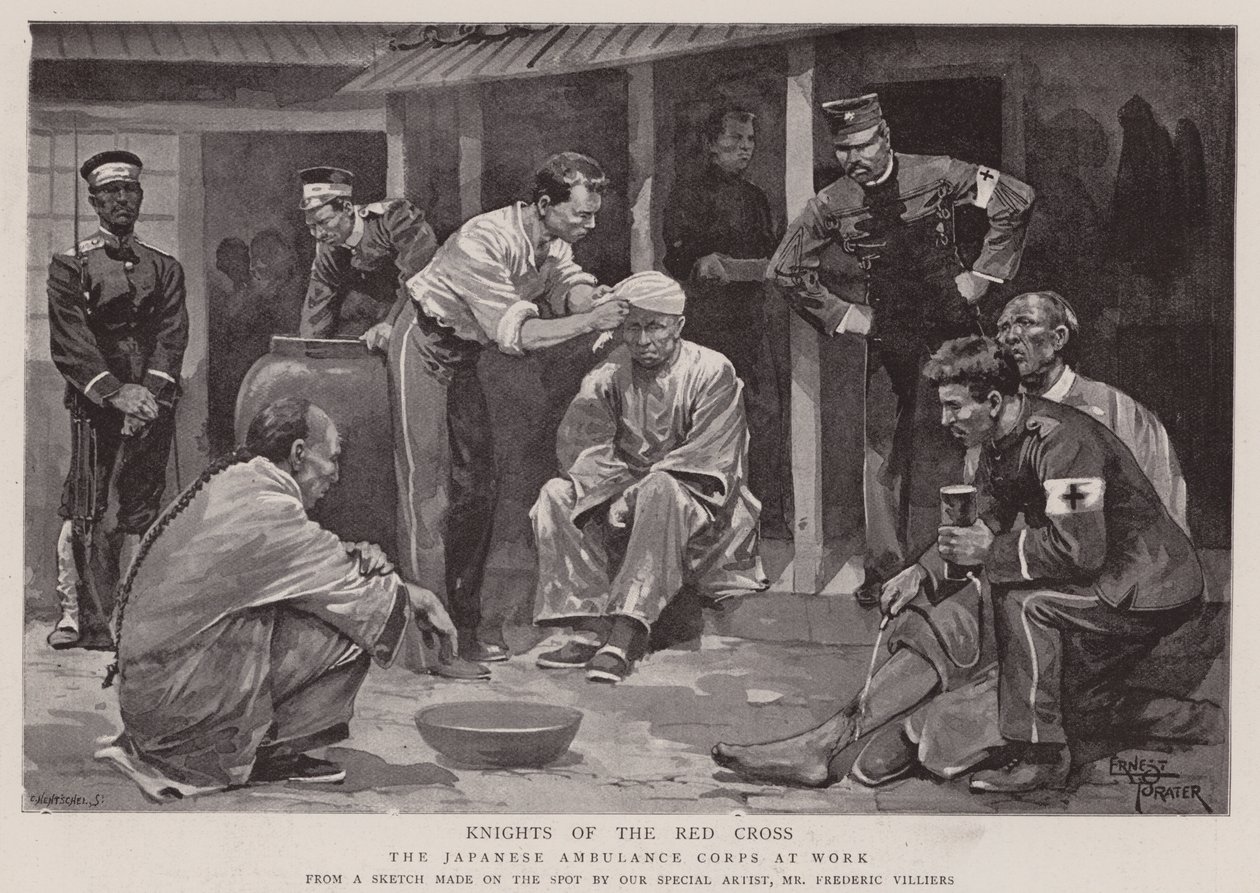 Knights of the Red Cross by Frederic (after) Villiers
