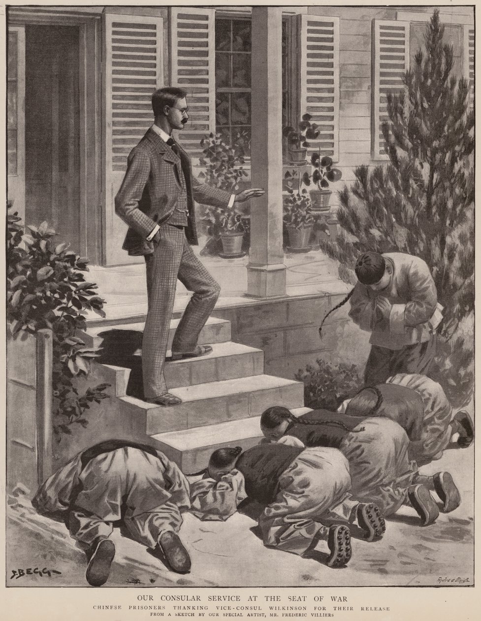 Our Consular Service at the seat of war by Frederic (after) Villiers