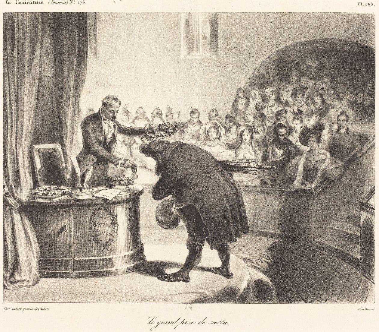 The Grand Prize of Virtue by Frederic Bouchot