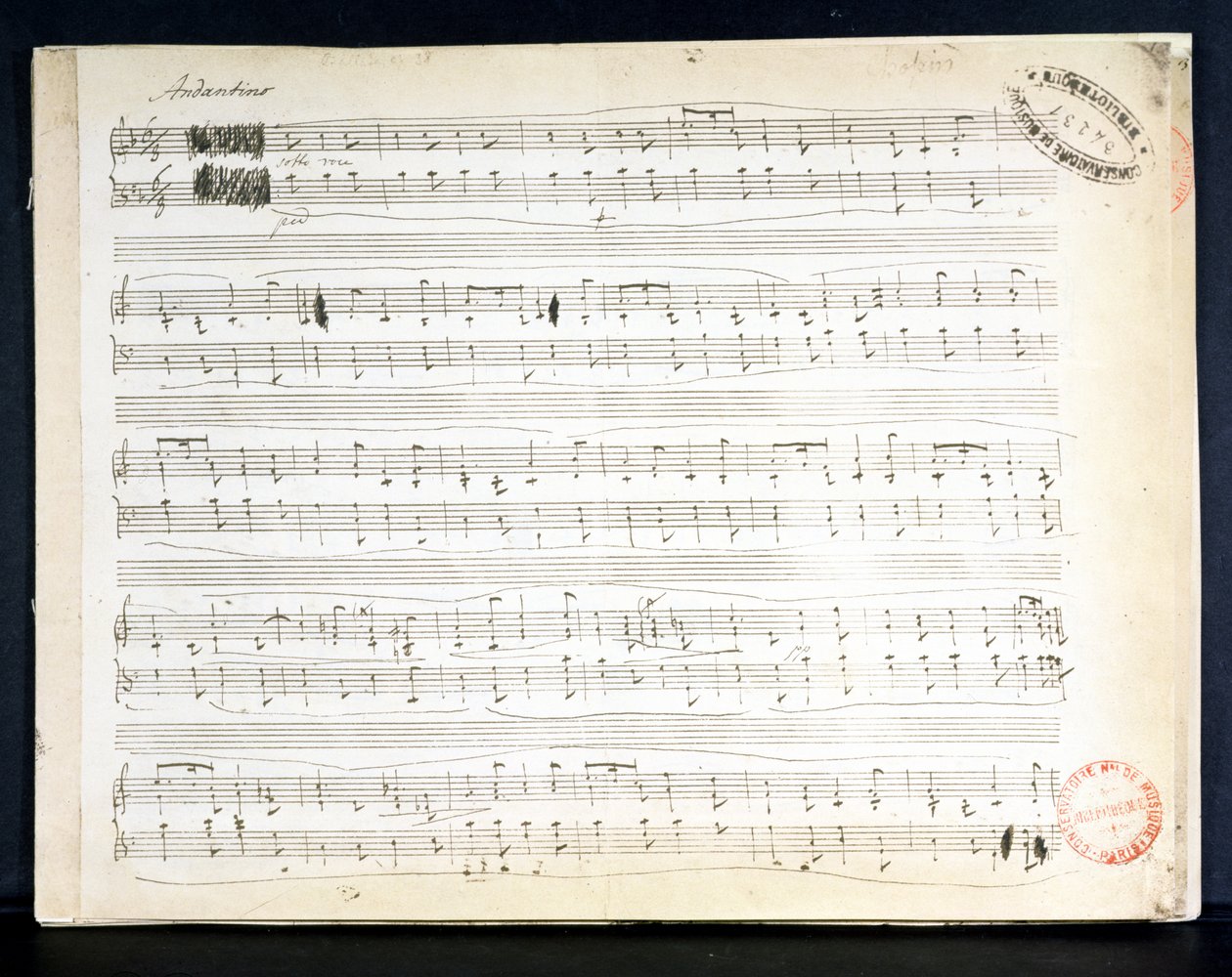 Facsimile of the Score of 