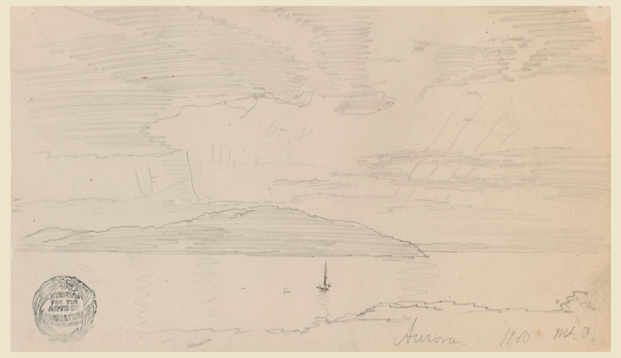 Aurora, Mount Desert Island by Frederic Edwin Church