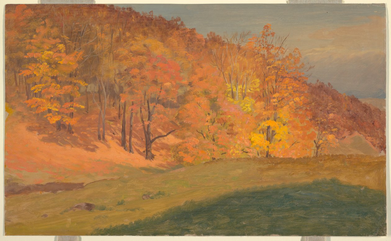 Autumn Woods by Frederic Edwin Church