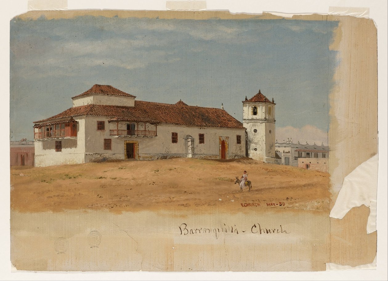Barranquilla Church, Colombia by Frederic Edwin Church