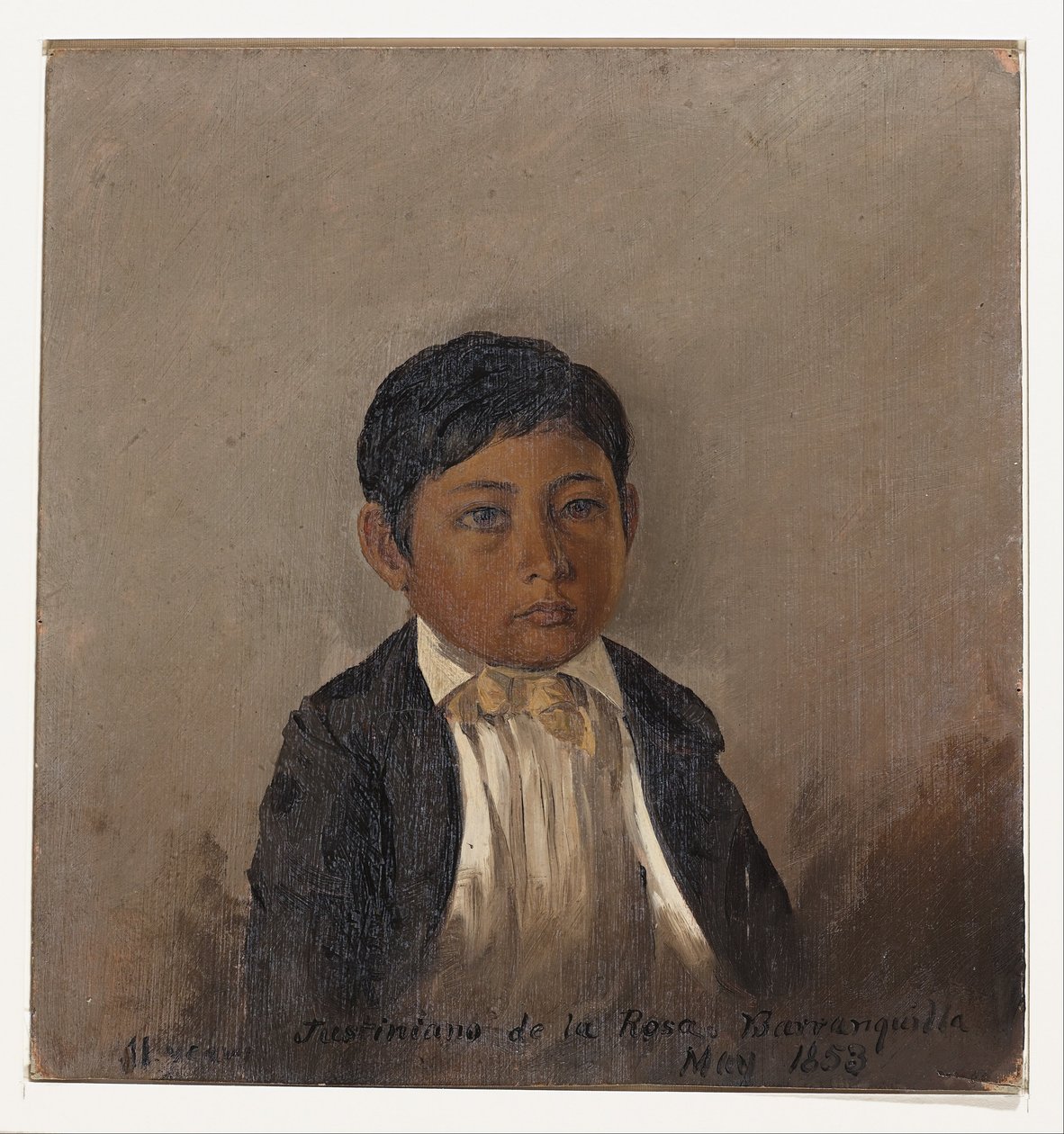 Portrait of Boy, Barranquilla, Colombia by Frederic Edwin Church
